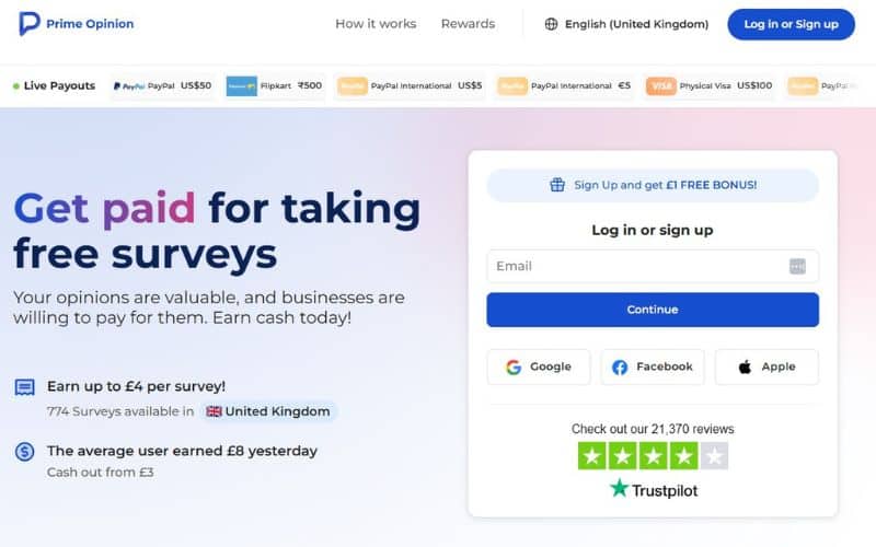 25 Top Paid Surveys UK for 2026_Prime Opinion