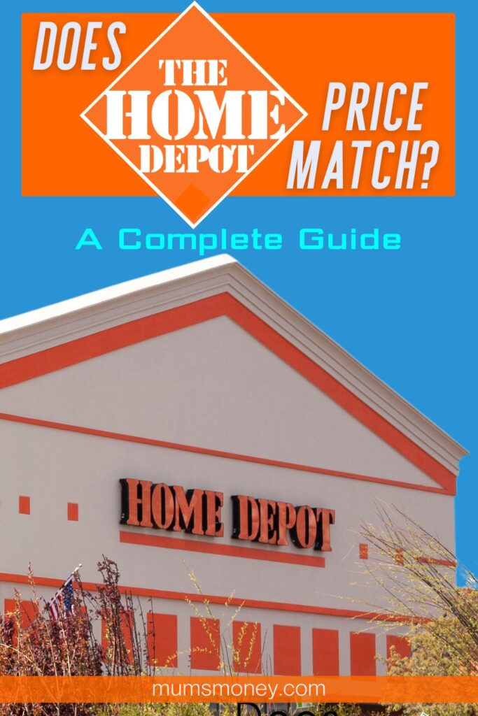 Does home depot price match in 2024 price match and adjustment policy 