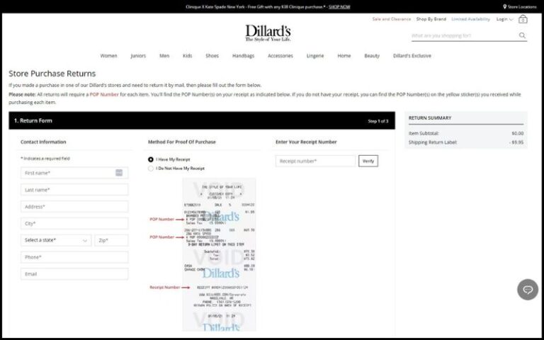What Is Dillard's Return Policy?